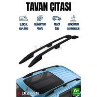 S-Dizayn VW Caddy 3 Aluminyum Siyah Tavan Çıtası 2004-2010 A+ Kalite