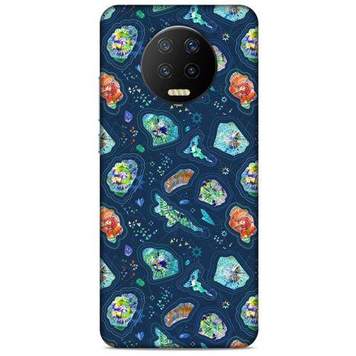 Lopard İnfinix Note 7 Uyumlu Kılıf Taşlı (45) Back Cover