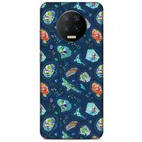 Lopard İnfinix Note 7 Uyumlu Kılıf Taşlı (45) Back Cover