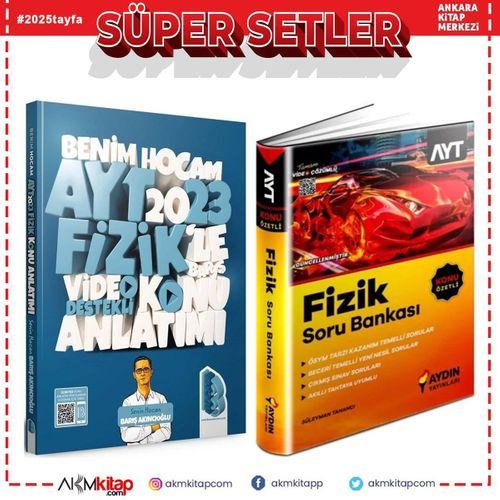 Benim Hocam 2023 AYT Fizik Konu ve Aydın Soru Bankası Seti 2 Kitap