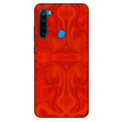Mermer Desenli (39) Tema Liquid Crystal Kılıf Falu Kırmızı Xiaomi Redmi Note 8 Kılıf