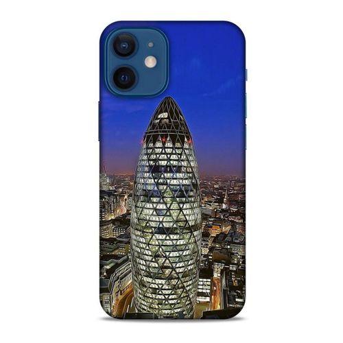Apple iPhone 12 Mini Kılıf Dünya Mimarisi (34) Slim Armor Kılıf Mary Axe Londra