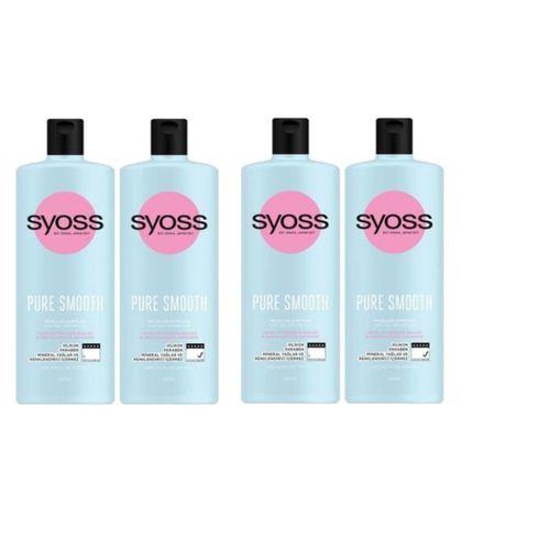 Syoss Şampuan 500 Ml Pure X 4 Adet
