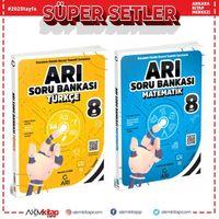 Arı Yayınları 8.Sınıf Türkçe ve Matematik Soru Bankası Seti 2 Kitap