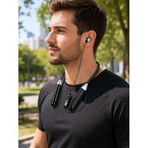 Mikrofonlu Boyun Bantlı Bluetooth Kulaklık Kablosuz Bağlantılı Ses Ve Müzik Kontrollü Kulak İçi Kulaklık