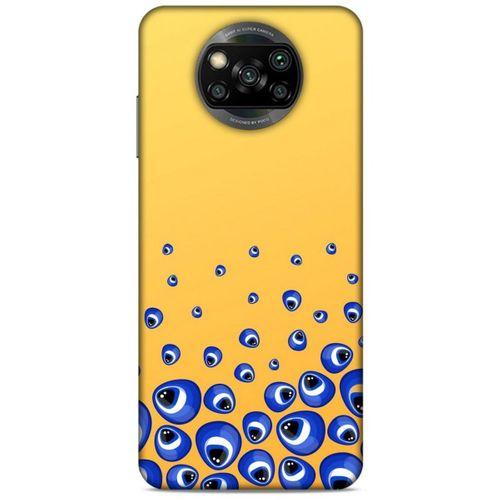 Nazarium (18) Desenli Silikon Kapak Xiaomi Redmi Poco X3 Kılıf