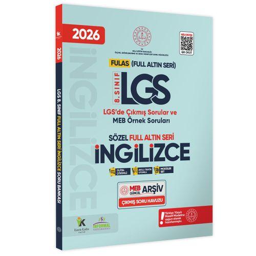 2025 8 Sınıf Full LGS Altın Seri İNGİLİZCE MEB Çıkmış Soru Bankası Modüler Seti PDF/Video Çözümlü