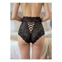 Siyah Dantelli Yüksek Bel Külot Venüs-k1013