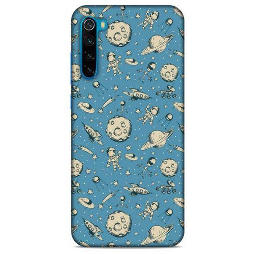 Xiaomi Redmi Note 8T Uyumlu Kılıf Mavi Delisi (27) Tasarımlı Kılıf Yıldız