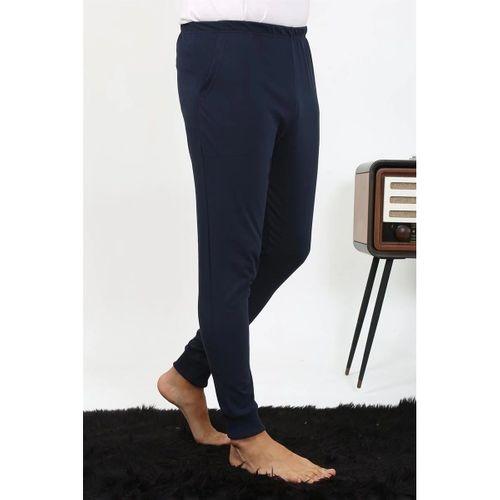 Erkek Pamuk Tek Alt Pijama Lacivert
