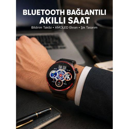 Nfc Destekli Akıllı Saat Amoled Ekranlı Şık Tasarım Yeni Nesil