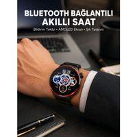 Nfc Destekli Akıllı Saat Amoled Ekranlı Şık Tasarım Yeni Nesil