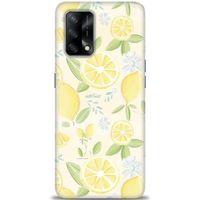 Oppo A74 Kılıf HD Baskılı Kılıf - Limon + Tam Ekran Koruyucu