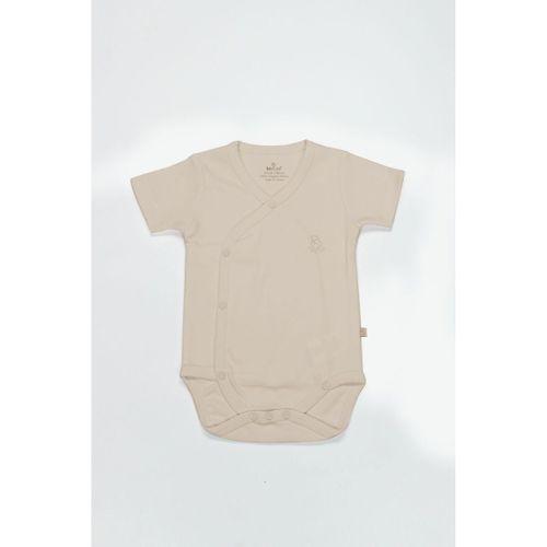 Bistyle Organik Natural Basic Style Kruvaze Yarım Kol Body BS17101 Bej