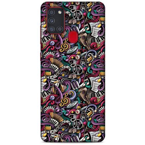 Graffitix (4) Desenli Silikon Kapak Samsung Galaxy A21s Kılıf