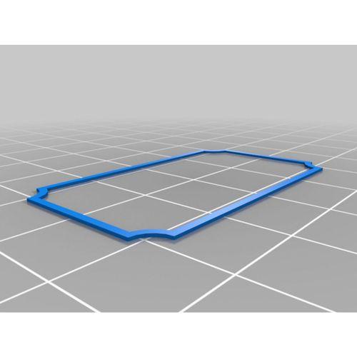 LGB 2 Akslı Yolcu Vagonu Kabartmalı Bordürler 3D Baskı