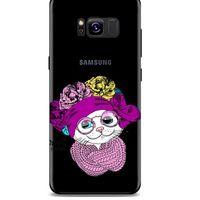 Zoologix (45) Samsung Galaxy S7 Edge Şeffaf Kılıf Silikon Desenli