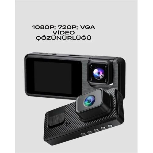 1080p 3 Kameralı Araç Dvr – Döngü Kayıt Ve Geri Görüş Özellikli