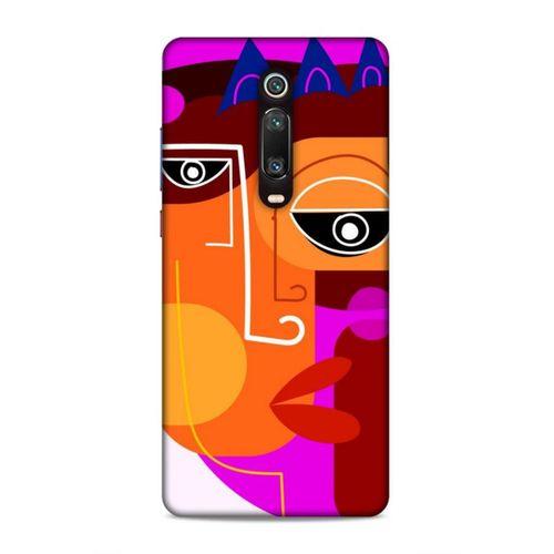 Xiaomi Mi 9T Uyumlu Kılıf Face'X 35 Fit Design Kılıf Turuncu