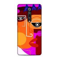 Xiaomi Mi 9T Uyumlu Kılıf Face'X 35 Fit Design Kılıf Turuncu