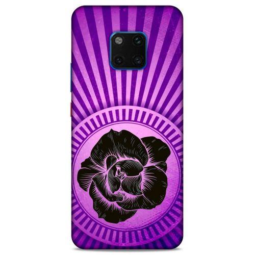 Lopard Huawei Mate 20 Pro Uyumlu Kılıf Tattoo's (35) Fit Design Kılıf Gül Dövmesi