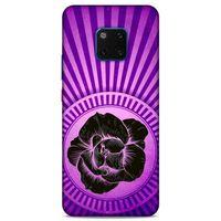 Lopard Huawei Mate 20 Pro Uyumlu Kılıf Tattoo's (35) Fit Design Kılıf Gül Dövmesi
