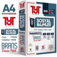 2026 YKS TYT Sosyal Bilimler 3 Adım Manifesto 10 Adet Branş Deneme Paketi Dijital Çözümlü