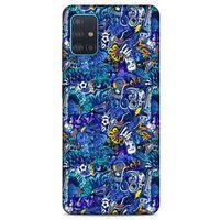Graffitix (2) Desenli Silikon Kapak Samsung Galaxy A51 Kılıf