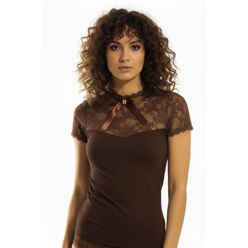 2140 Geniş Dantelli K.kollu Elastane