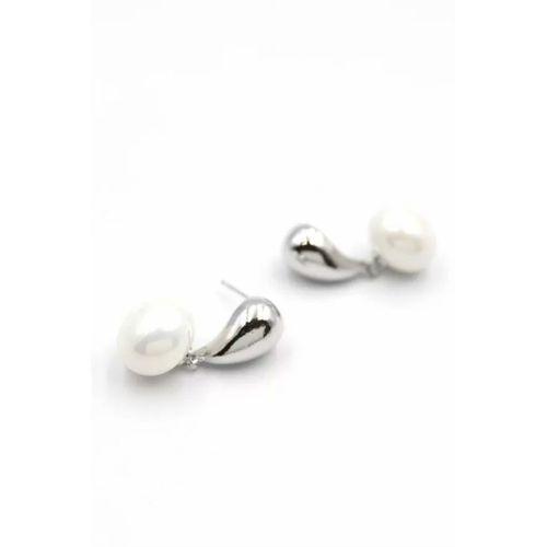 İncili Küpe - Gümüş