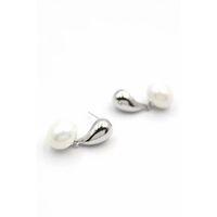 İncili Küpe - Gümüş