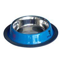 Tommy Kedi Desenli Çelik Mama Kabı Mavi 8 Oz
