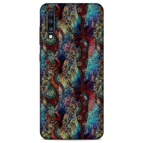 Samsung Galaxy A70 Kılıf Baskılı Özel Seri Taşlı (43) Thin Fit Kılıf