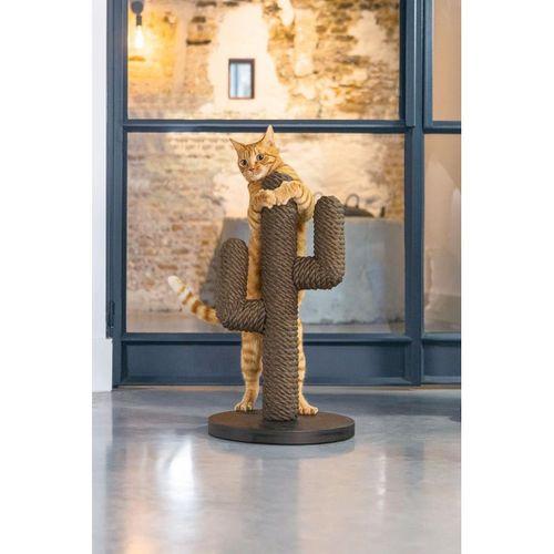 Beeztees DBL Kedi Tırmalama, Boz Siyah, 35x35x60cm