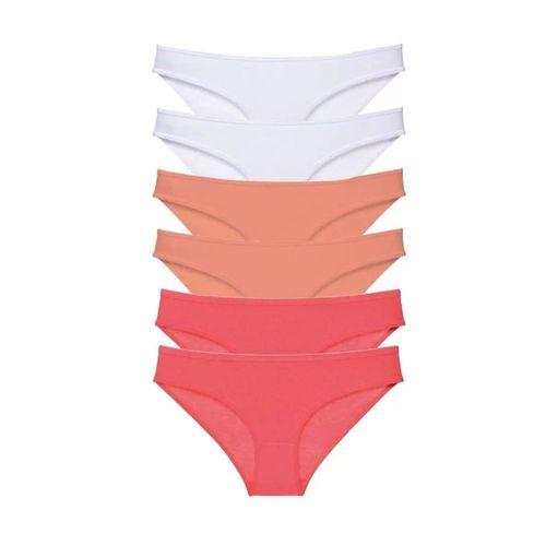 6 Adet Süper Eko Set Likralı Kadın Slip Külot 551