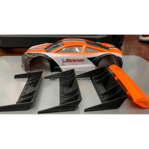 Jomurema Heck Spoiler Remix 12 5 ve 15mm (Bu ürün Sadece Plastik parçadır - Almadan Önce Soru Sorabilirsiniz)