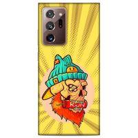 Lopard Samsung Galaxy Note 20 Ultra Uyumlu Kılıf Tattoo's (32) Soft Silikon Kılıf Run