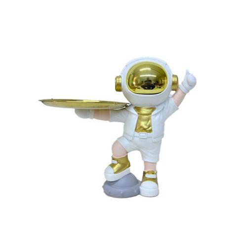 Astronot Servis Tabaklı Biblo