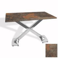 Dockers İks Masa Kromnikel (80x140 - Werzalit, Allzalit yada Wermodin Tabla) - Metalic Oxid 1