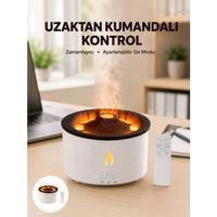 Alev Efektli Buhar Makinesi – Aromaterapi, Nemlendirme Ve Işık Modlu Tasarım Yeni Nesil