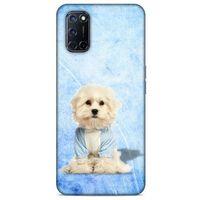 Oppo A72 Kılıf Köpek Kıyafetleri (20) Koruyucu Kılıf Maltese Pijama