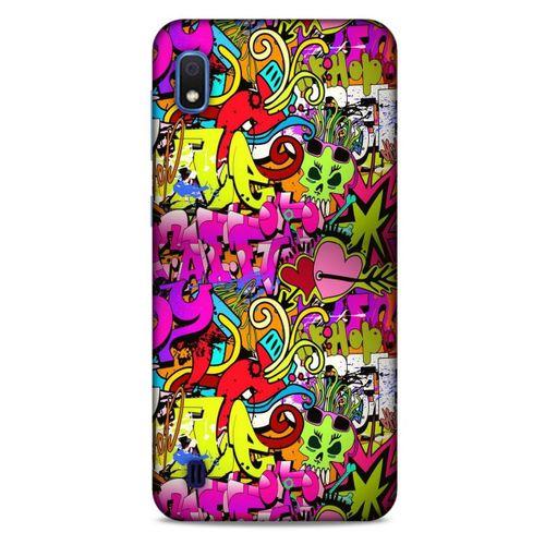Graffitix (6) Desenli Silikon Kapak Samsung Galaxy A10 Kılıf