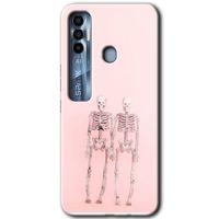 Potkal Hediye Fabrikası Tecno Spark 7 Pro Kılıf HD Desen Baskılı Arka Kapak - Yaşayan Çift