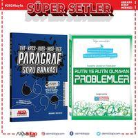 Evrensel İletişim Rutin ve Rutin Olmayan Problemler ve Ankara Kitap Merkezi Paragraf Soru Bankası Seti 2 Kitap