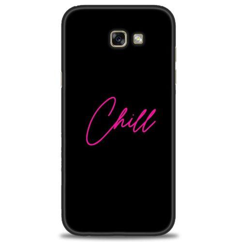 Samsung Galaxy A7 2017 / A720 Kılıf HD Baskılı Kılıf - Chill + Tam Ekran Koruyucu