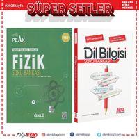 Ünlü Yayıncılık TYT Fizik Best Peak ve AKM Dil Bilgisi Soru Bankası Seti 2 Kitap
