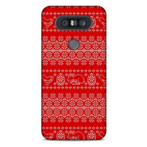 Kazak (9) Desenli Silikon Kapak LG K41S - K51S Kılıf