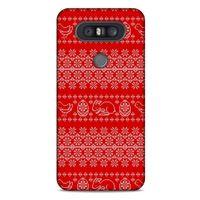 Kazak (9) Desenli Silikon Kapak LG K41S - K51S Kılıf