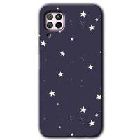 Potkal Hediye Fabrikası Huawei P40 Lite HD Baskılı Kılıf + 9D Tam Ekran Koruyucu - Gökyüzü Yıldız