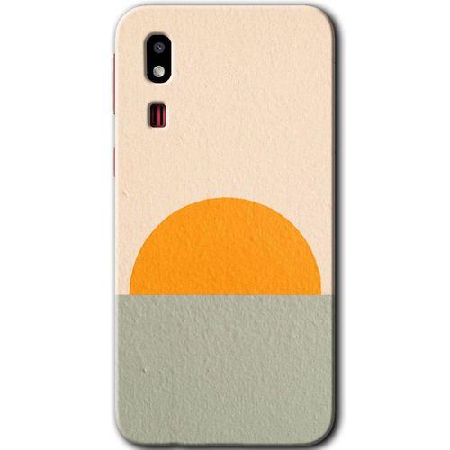 Galaxy A2 Core Kılıf HD Desen Baskılı Arka Kapak - Color Wall + Kırılmaz Cam